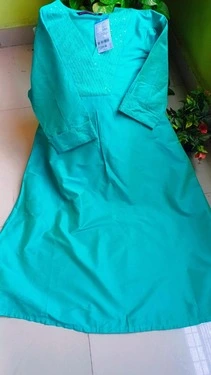 Rangmanch teal color festive kurta